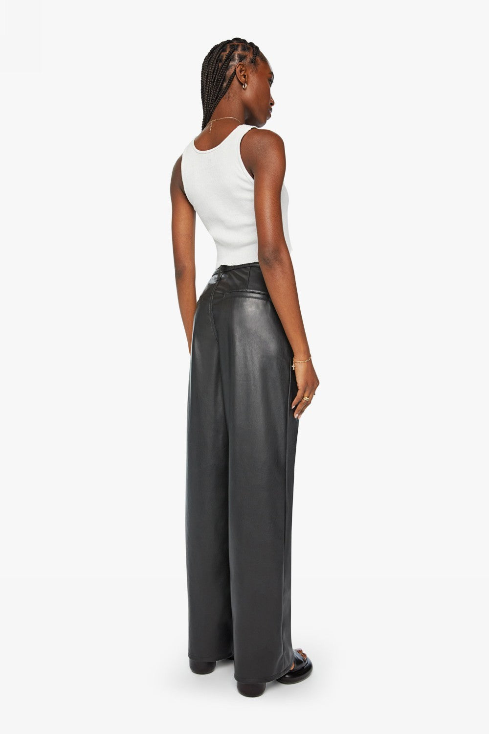 JEANS HW PINTUCK SPINNER PREP HEEL