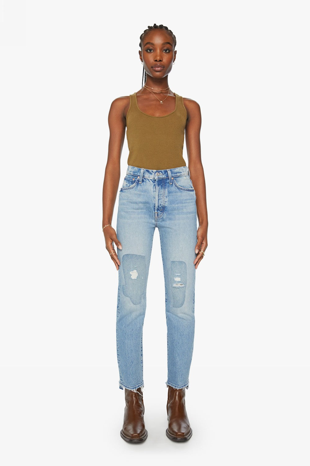 JEANS HIGH WAISTED HIKER HOVER CHEW (Superior)