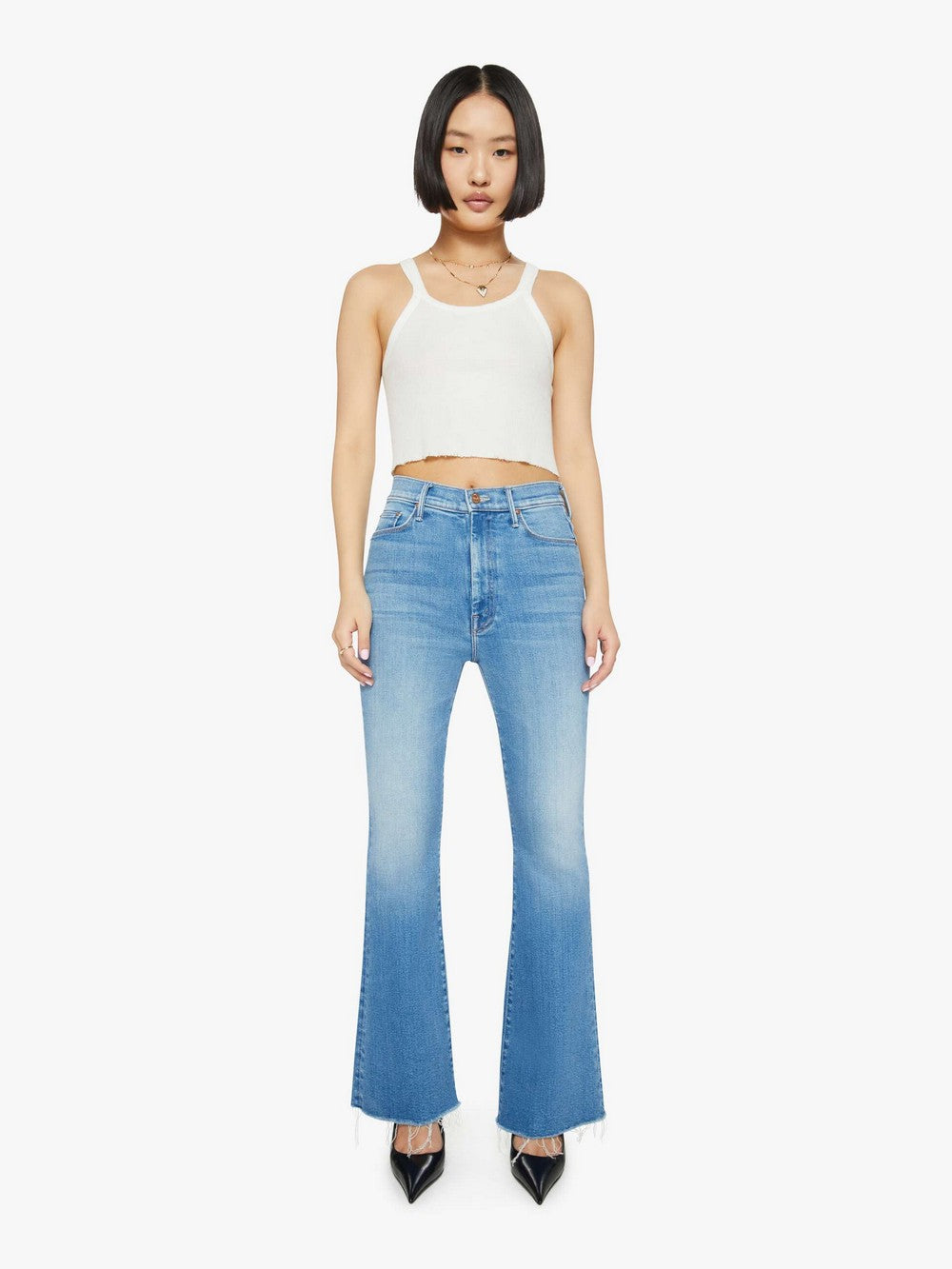 JEANS LIL HW WEEKENDER FRAY