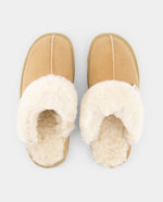 mules fourrées femme face