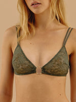 Brassière Ring Green Berries Anneau