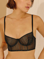 Bustier Corbeille Silver Stripes