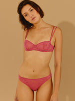 Balconnet Pink Berries Bretelles Fines