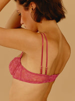 Balconnet Pink Berries Motif