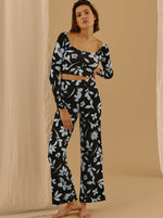 Pantalon Pool Flowers Motif