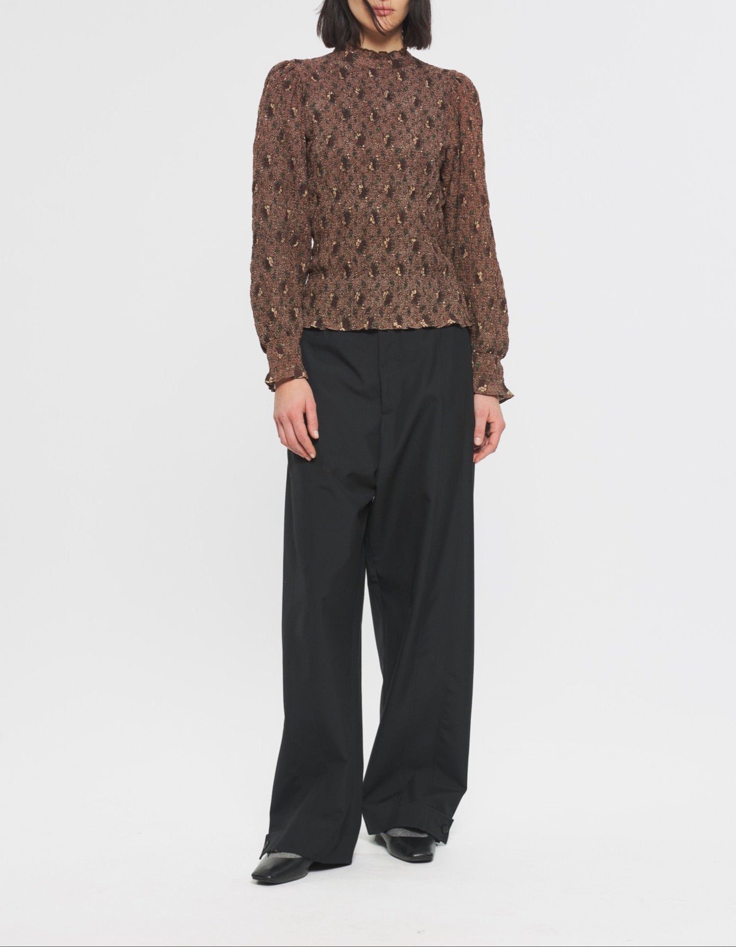 Chemisier smocké Paddy