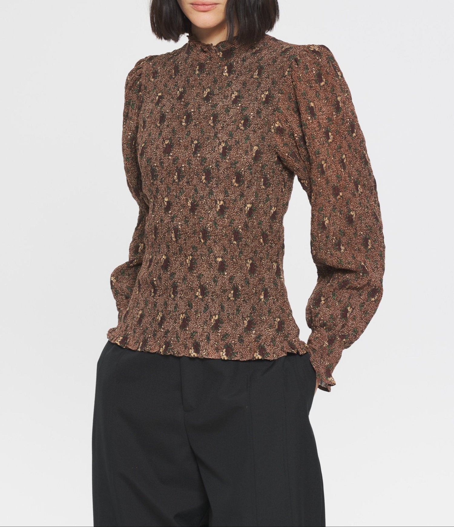 Chemisier smocké Paddy