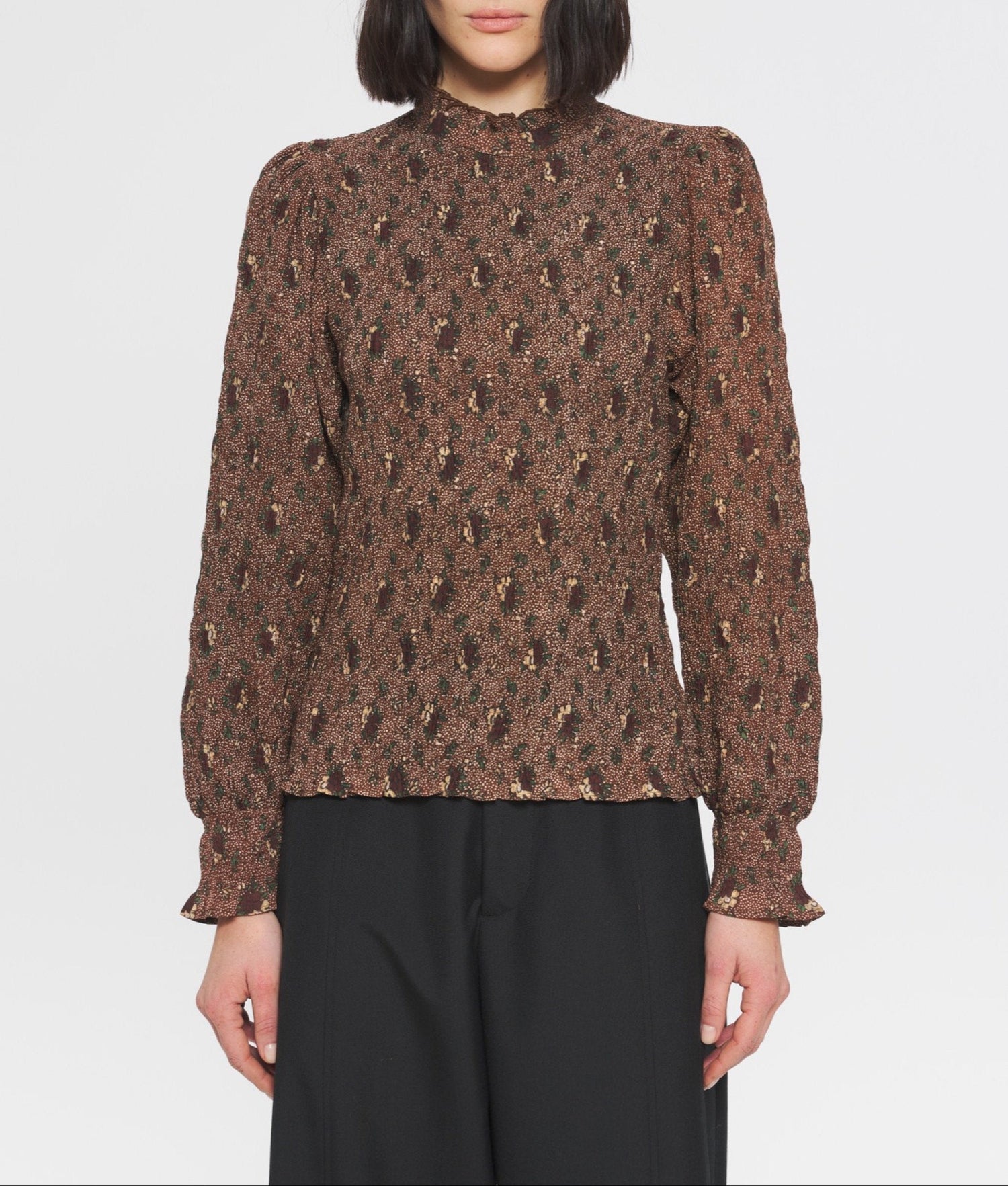 Chemisier smocké Paddy