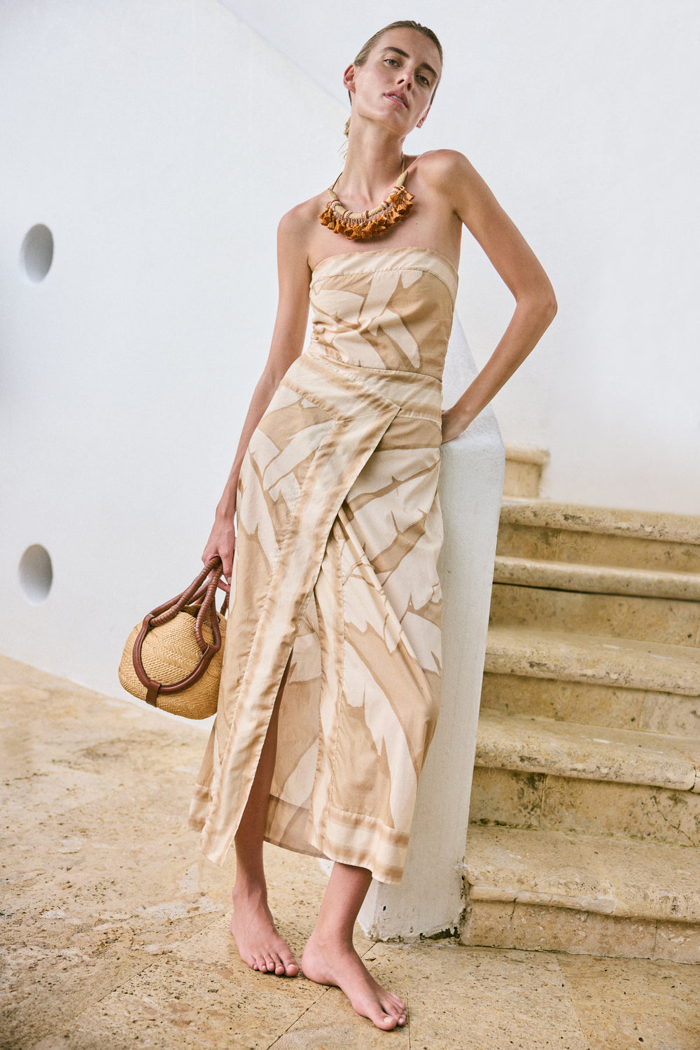 Palms Pontoon Afternoon Dress - Johanna Ortiz