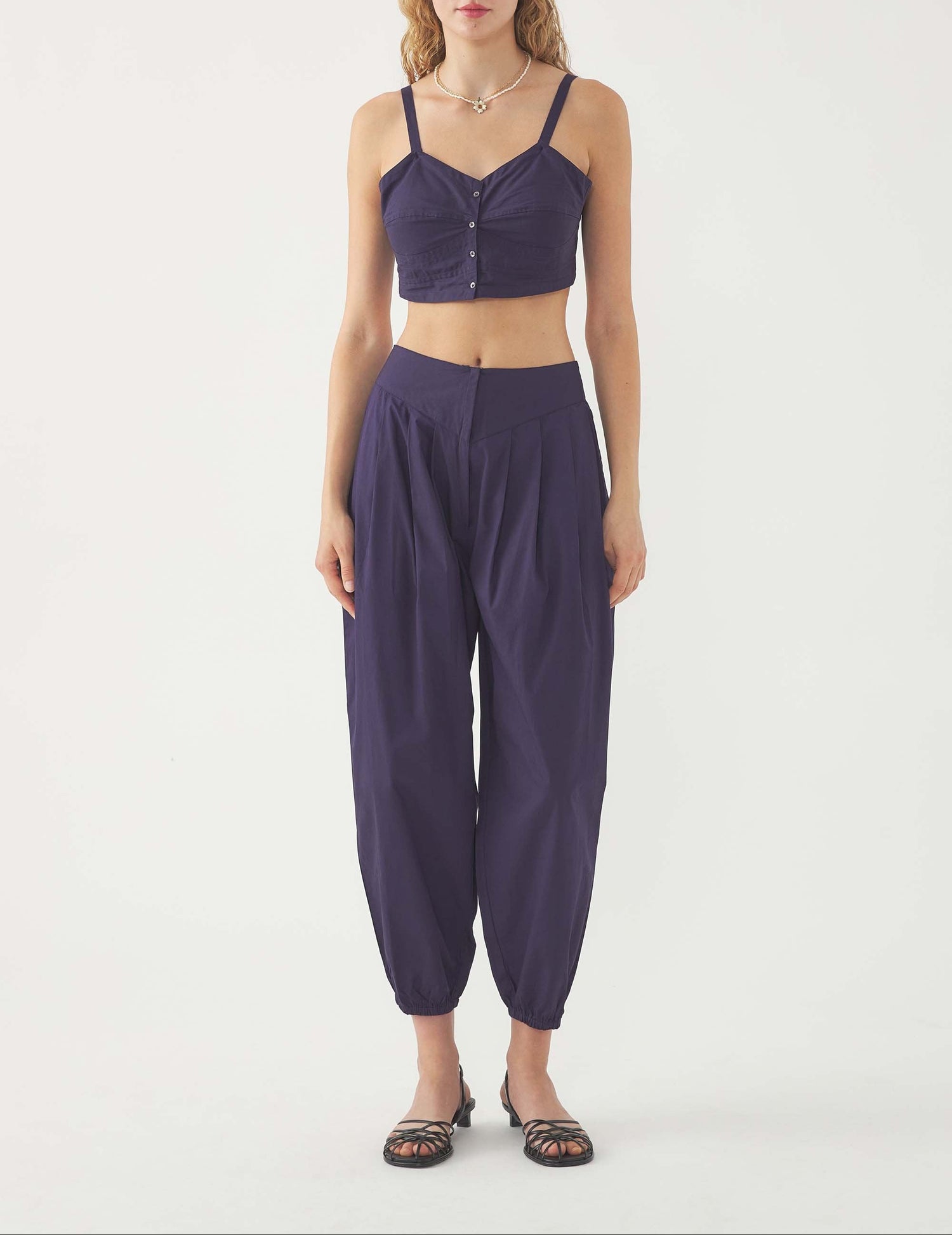 Haut court bustier Pam