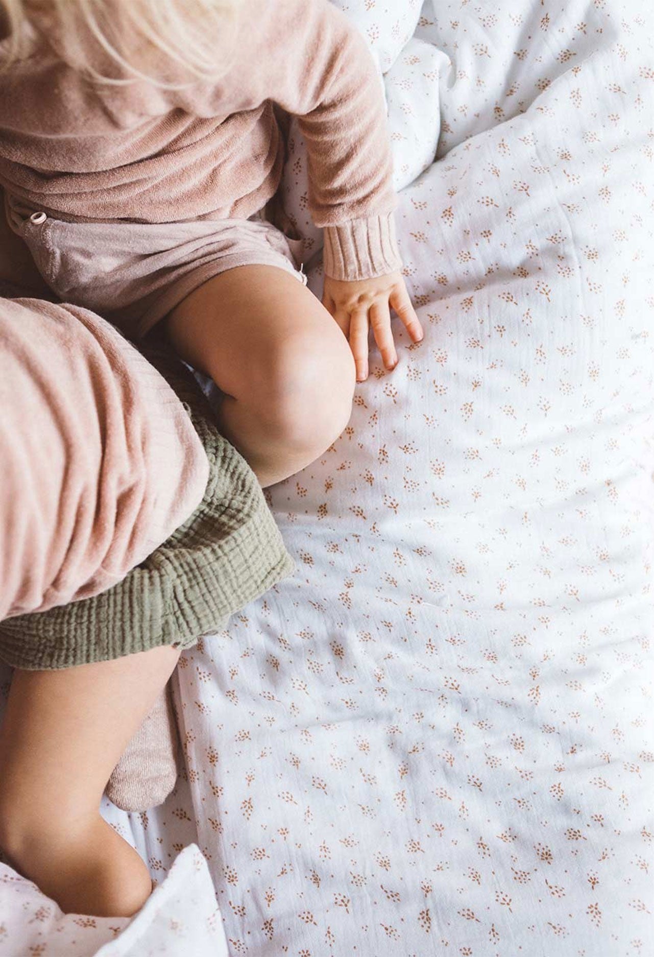 Parure De Lit 1 Personne Étincelle Miel140 X 200 Cm & 50 X 75 Cm