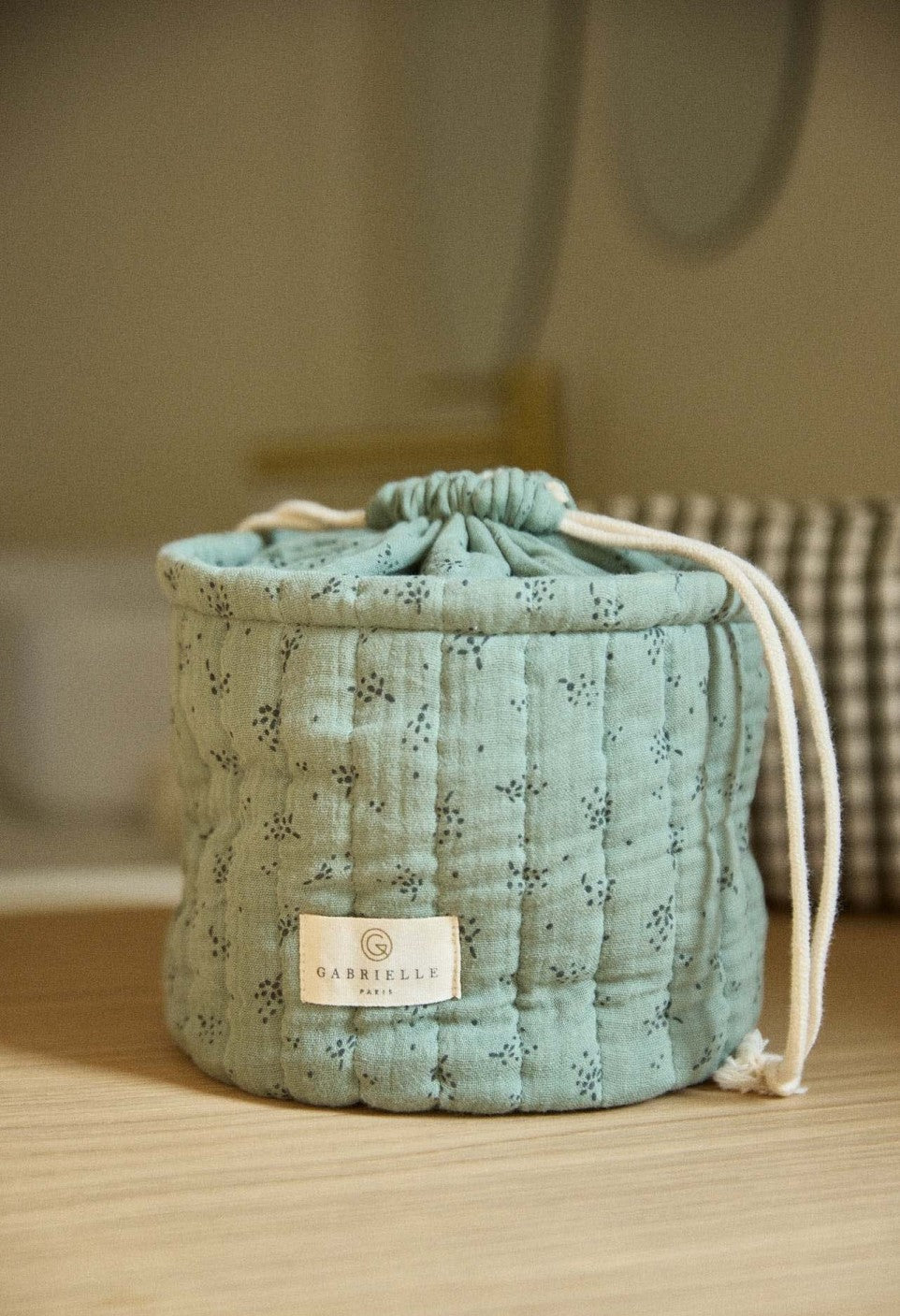 Petit Pochon De Rangement Etincelle Eucalyptus