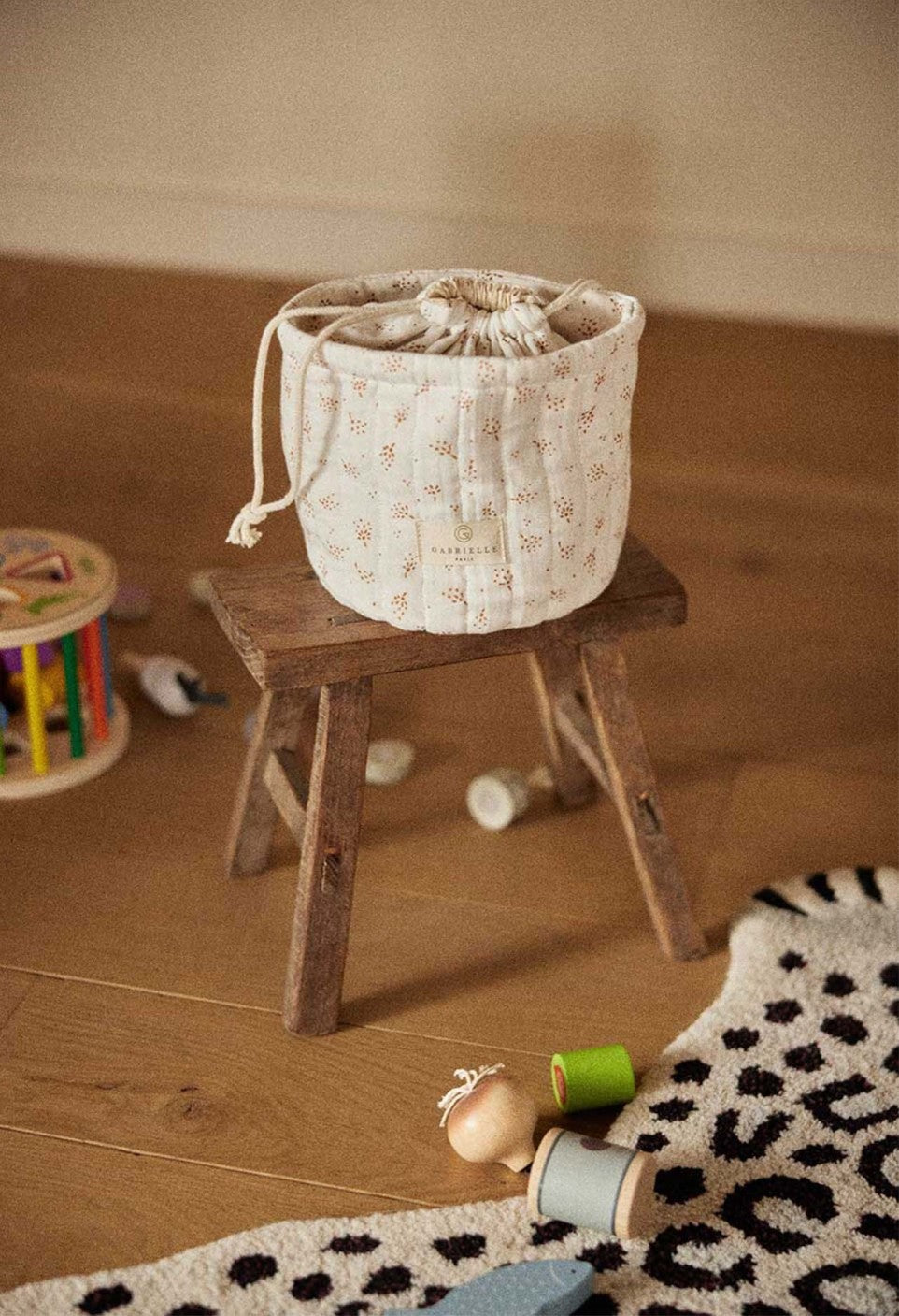 Petit Pochon De Rangement Etincelle Miel