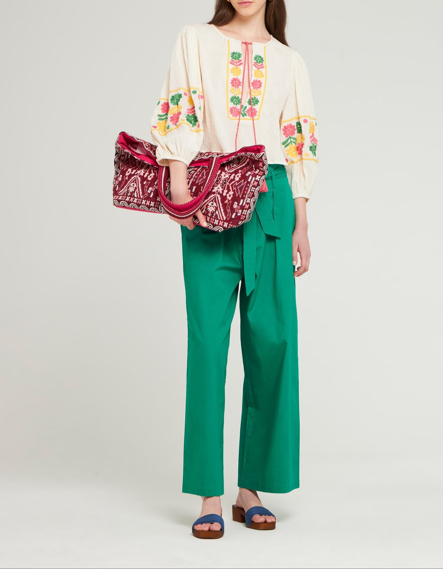 Sac fourre-tout tissé Pina