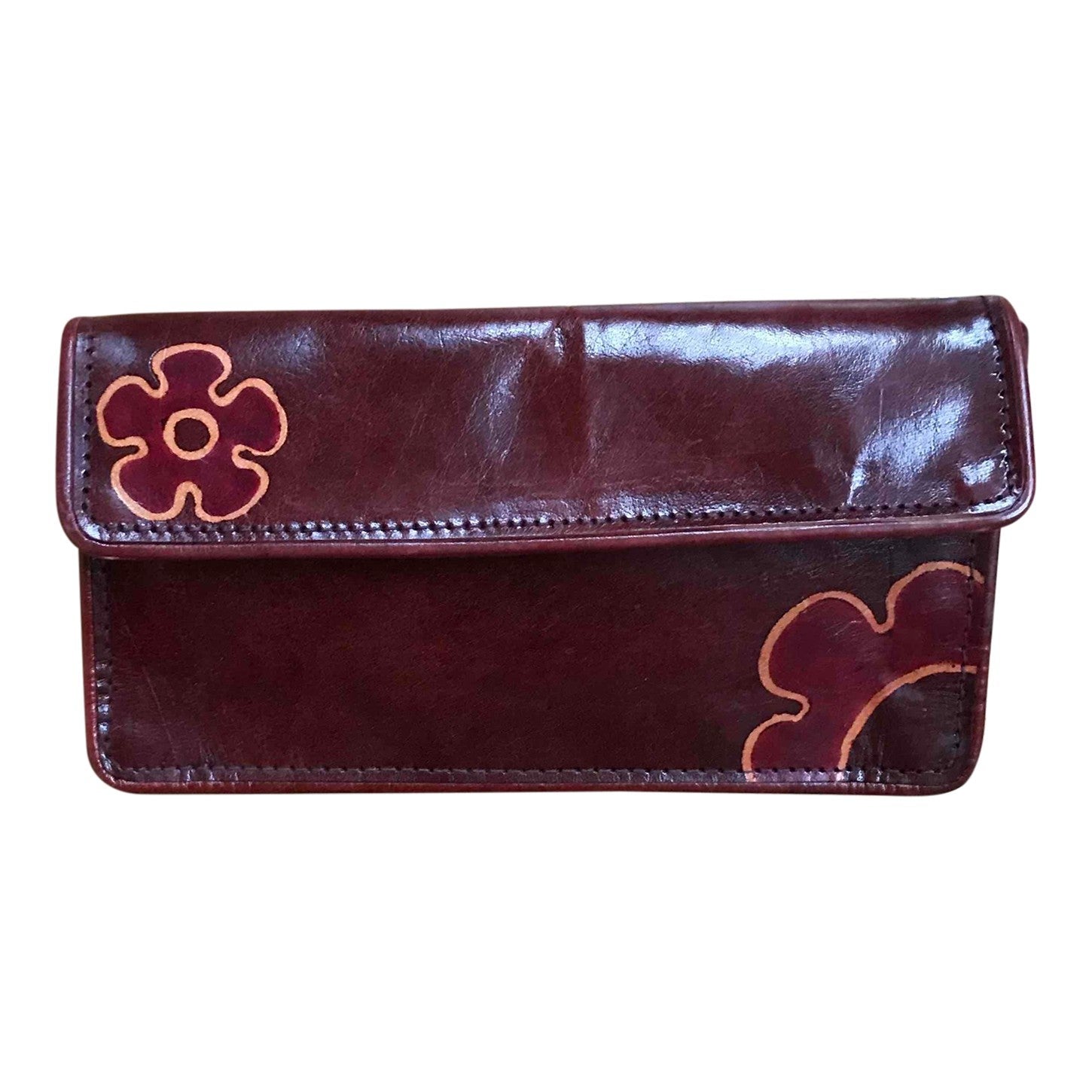 Patent leather pouch