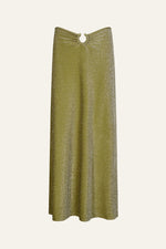 Rainstorm Skirt in Green - Johanna Ortiz