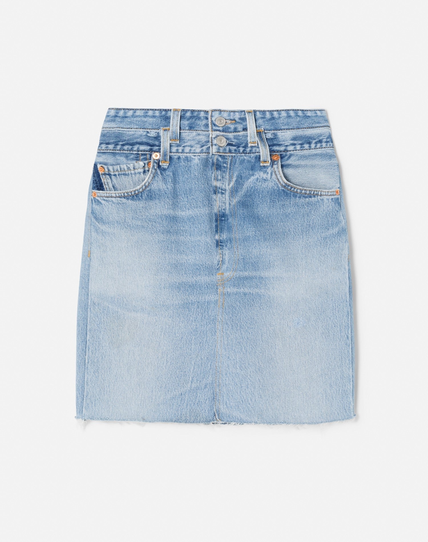 LEVIS DOUBLE WAISTED PENCIL SKIRT