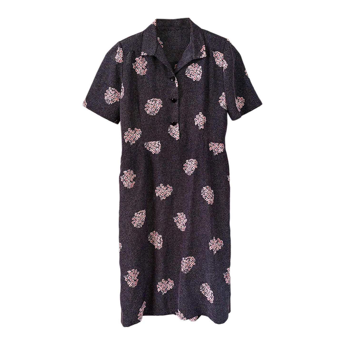 Dress with polka dots and flowers