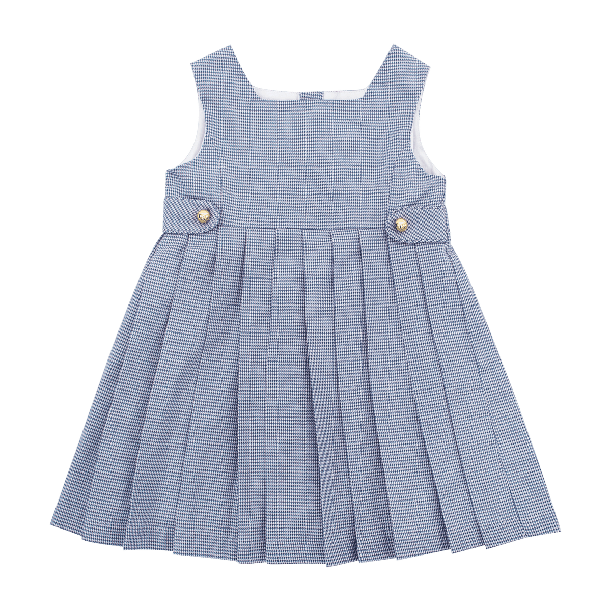 Robe chasuble Betty en pied de poule