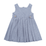 Robe chasuble Betty en pied de poule