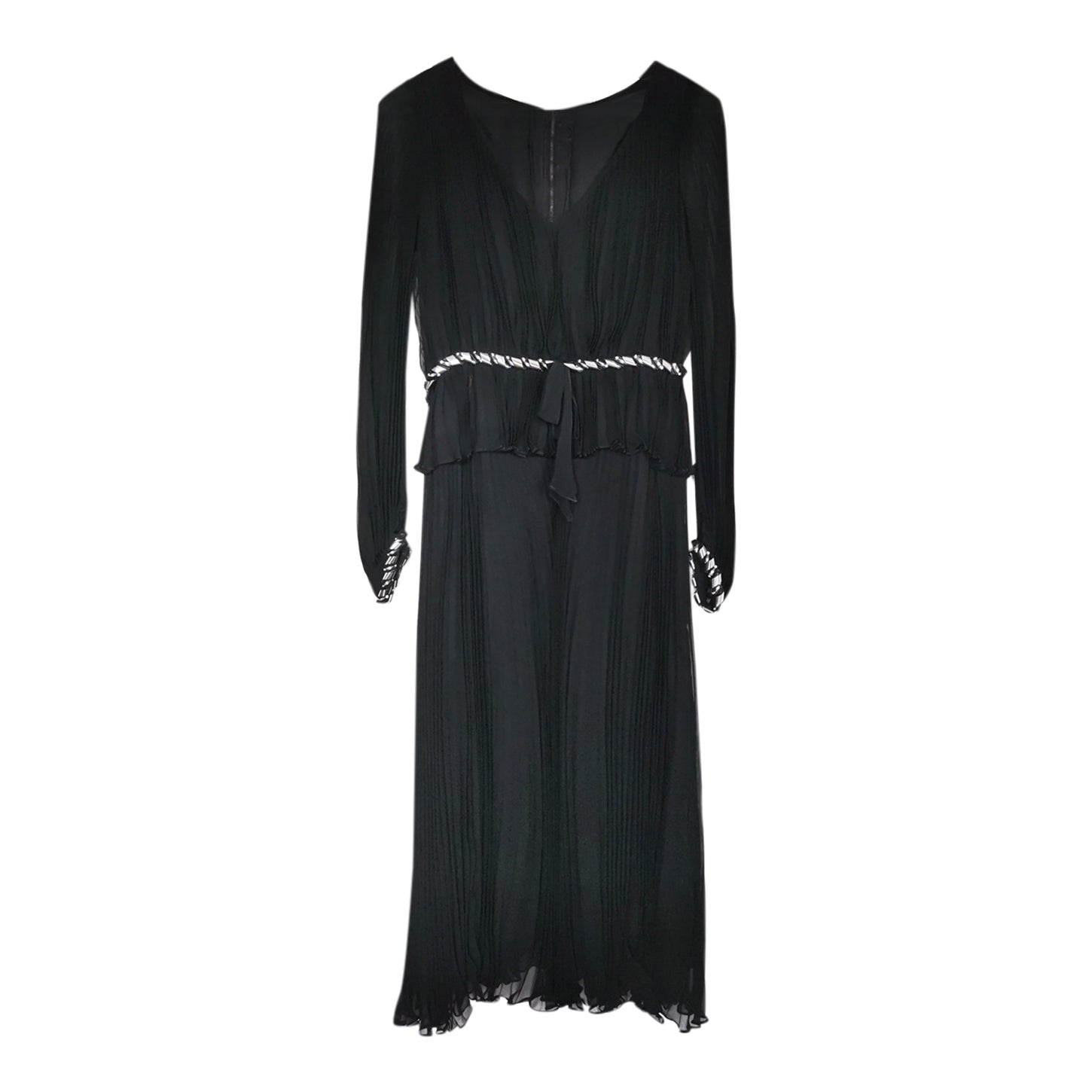 Silk chiffon dress