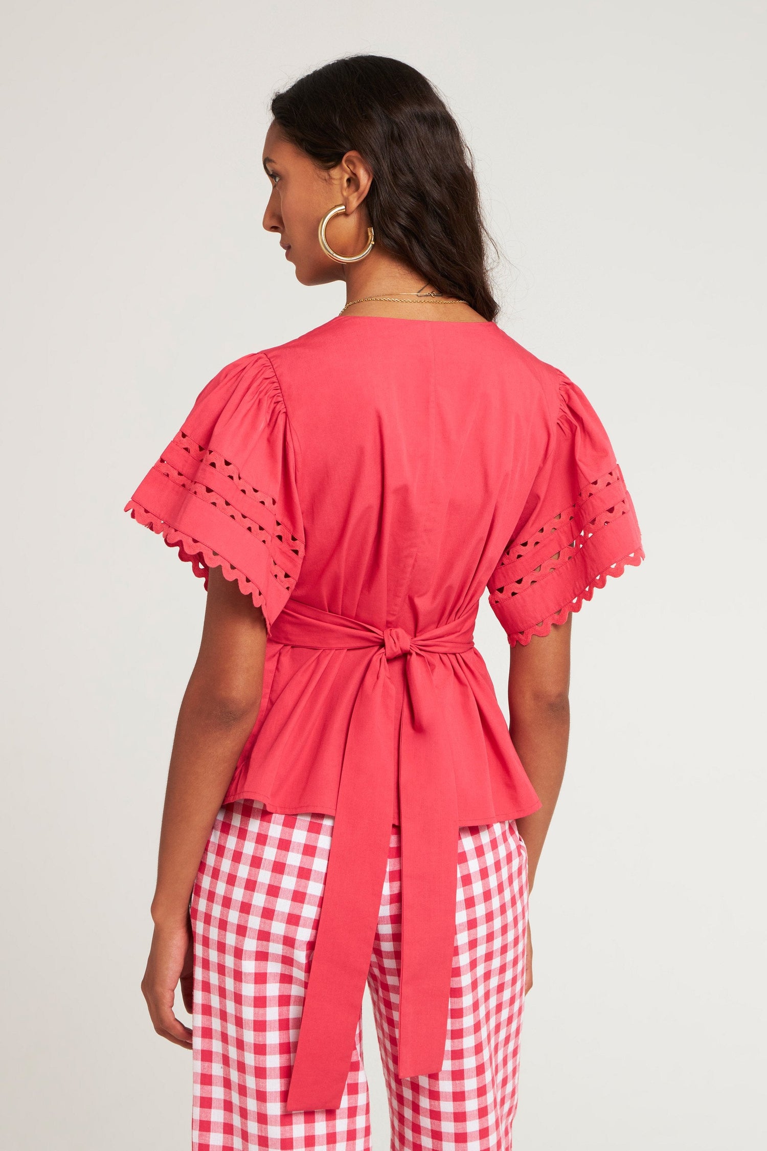 Haut en maille ajourée Roda