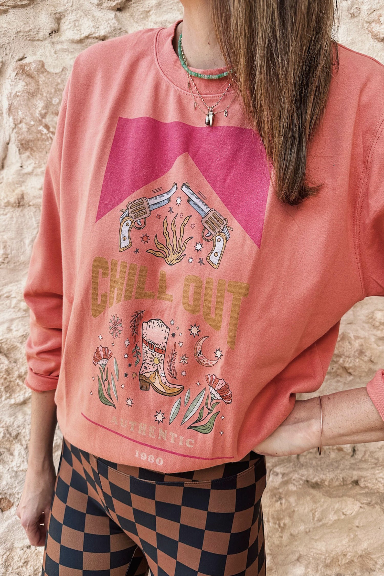 Sweat Peach Personnalisable Chill Out