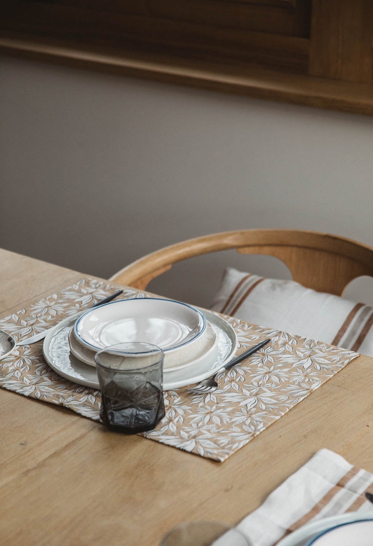 Set De Table Vichy Brique