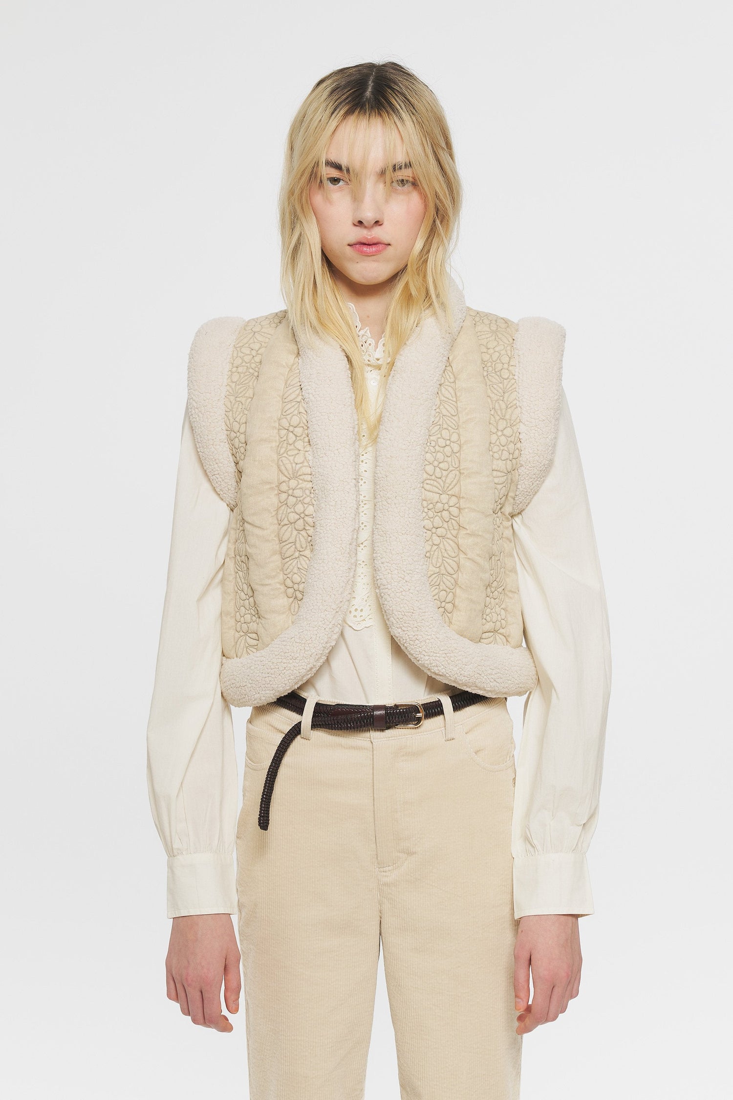 Gilet brodé Sophie