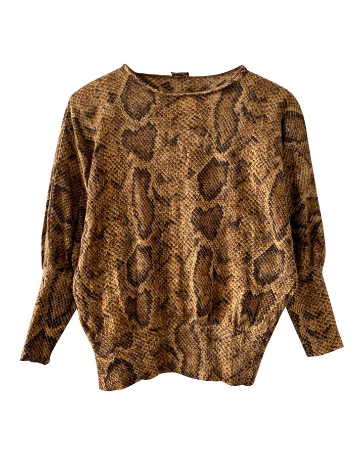 Pull python en laine angora