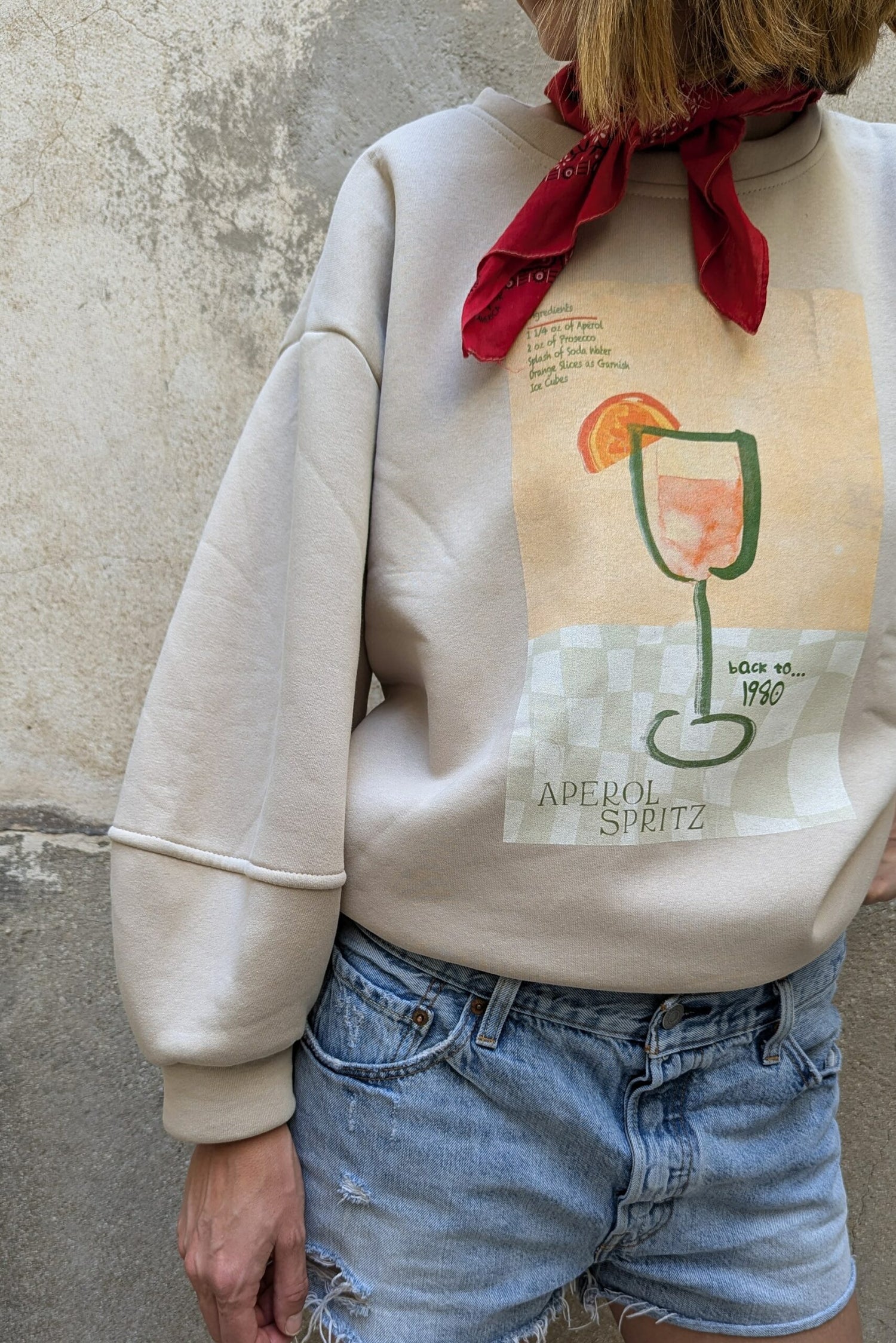 Sweat Ample Sable Personnalisable Tchin Le Retour