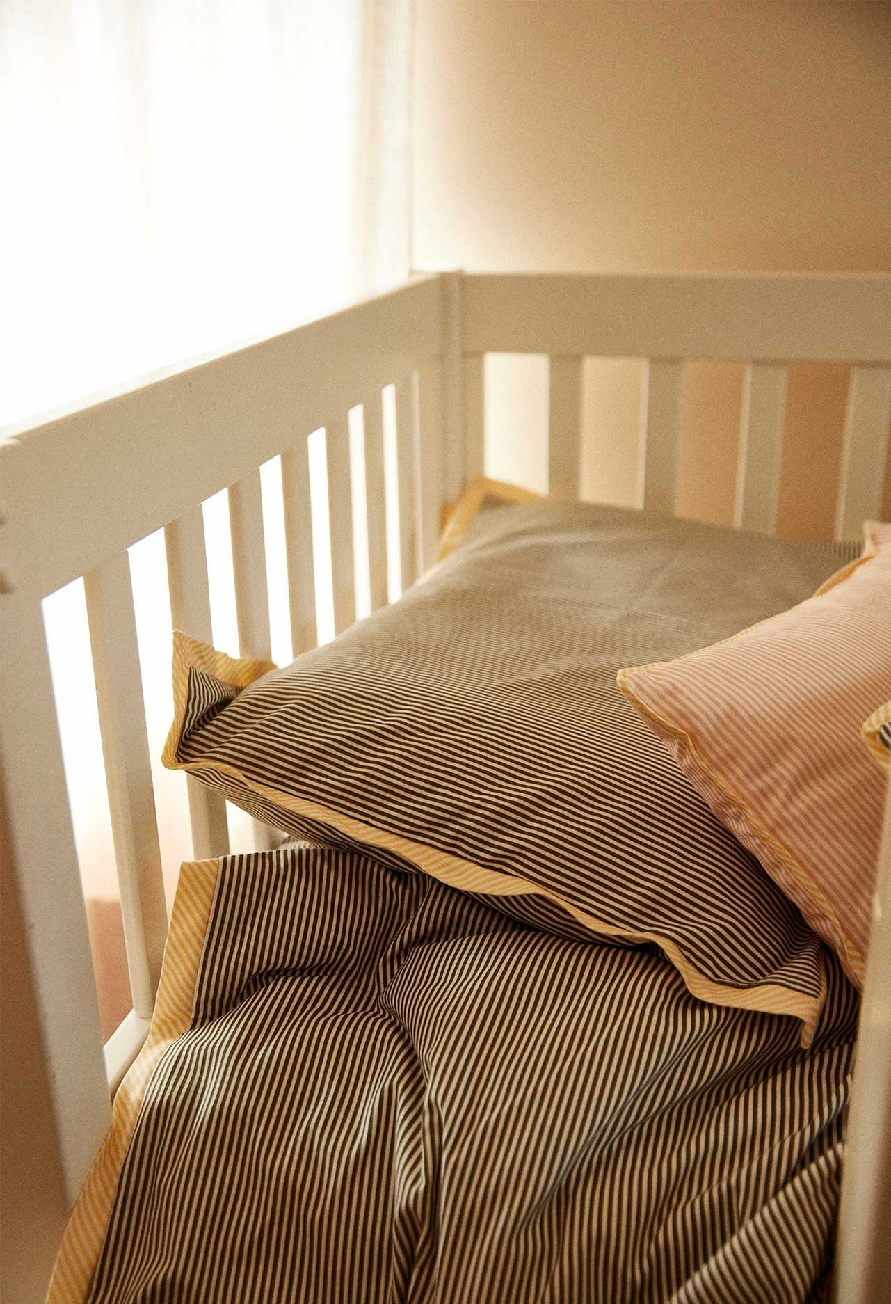 Taie D'Oreiller Kaki & Lemon 50 X 75 Cm