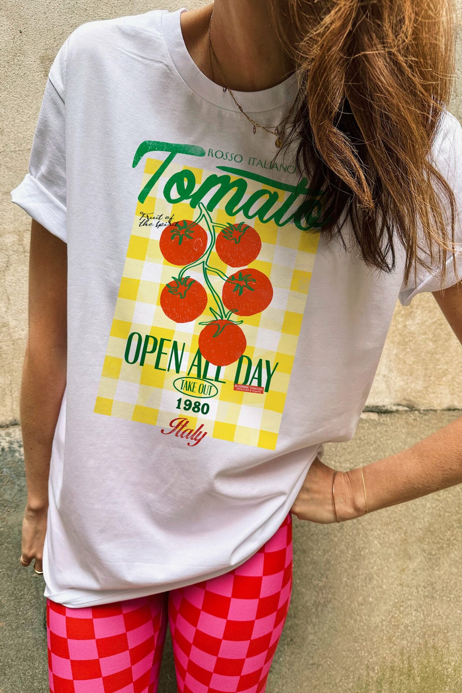 Tshirt Blanc Personnalisable Tomates