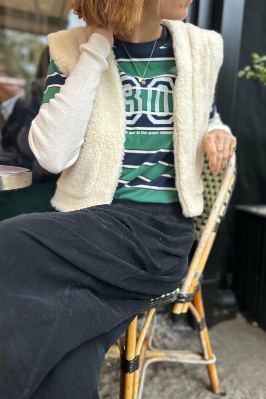 Tee Shirt Stripe Personnalisable Number