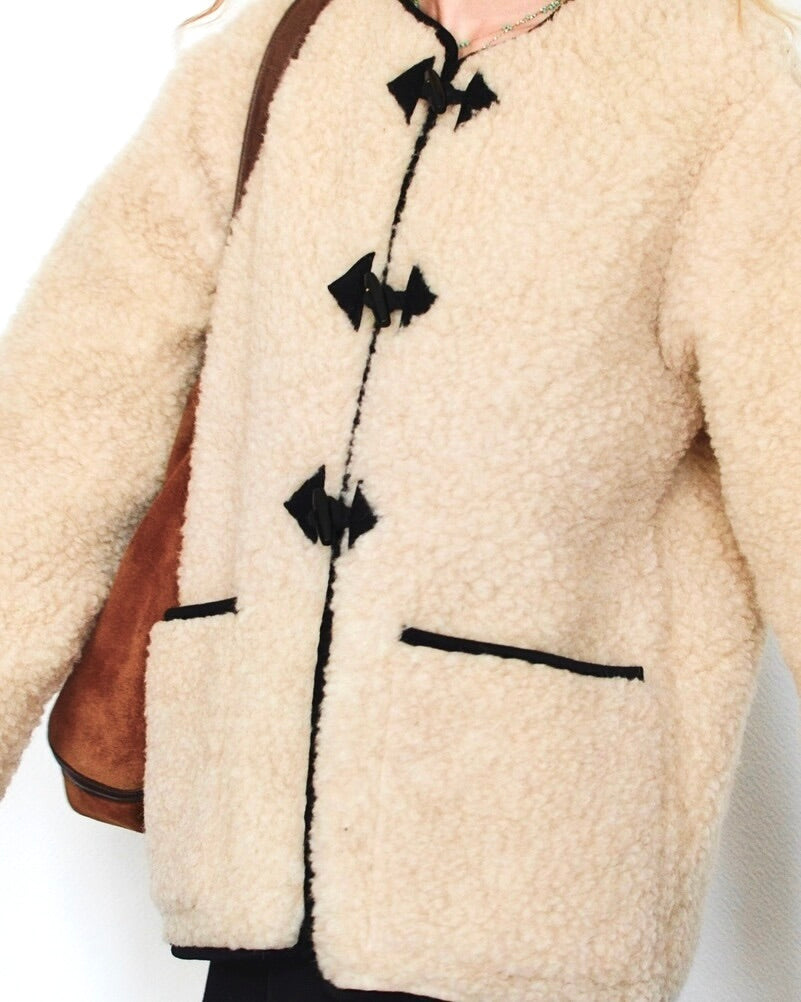 veste mouton femme zoom