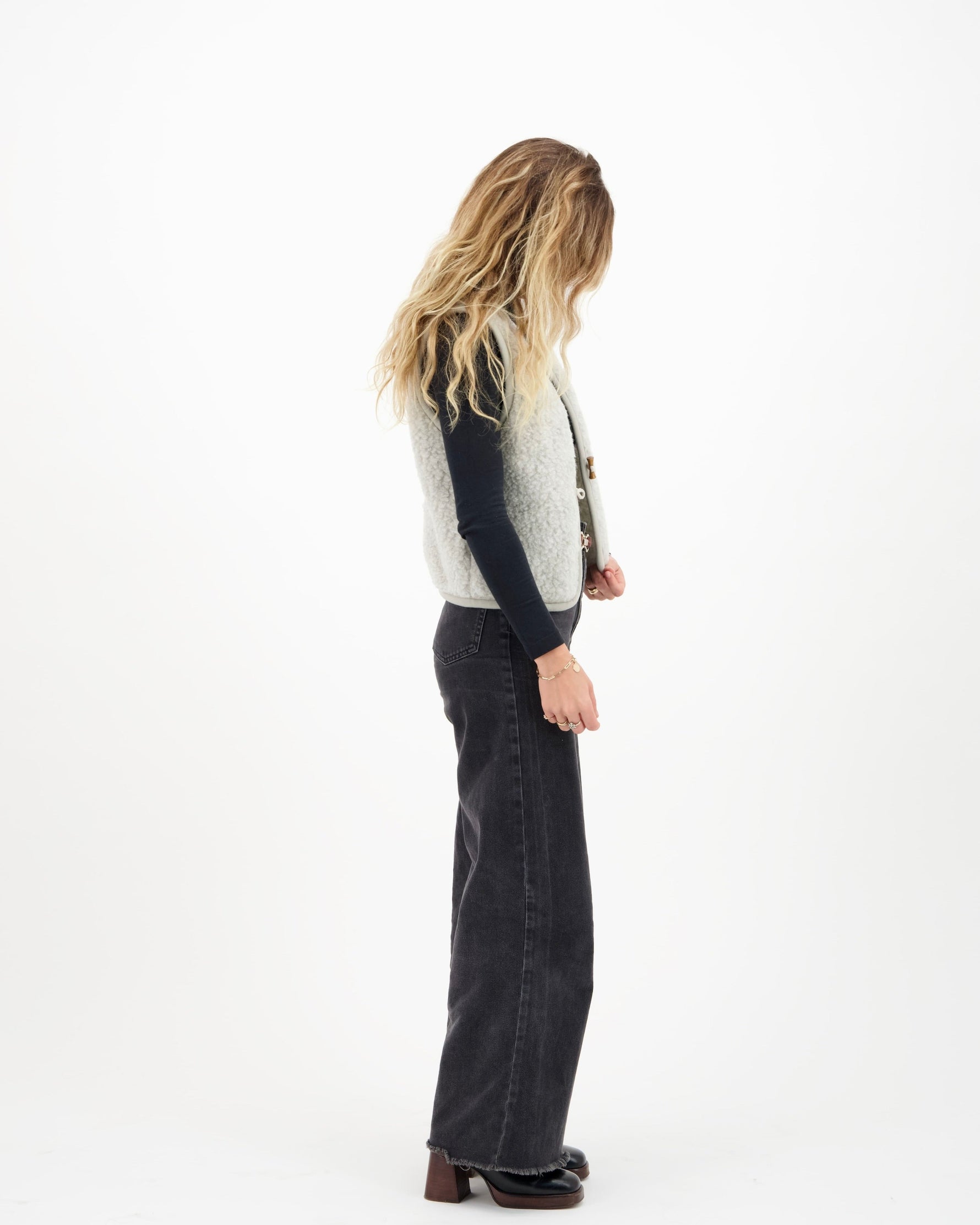 veste sans manche mouton 