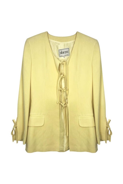 Veste jaune pastel