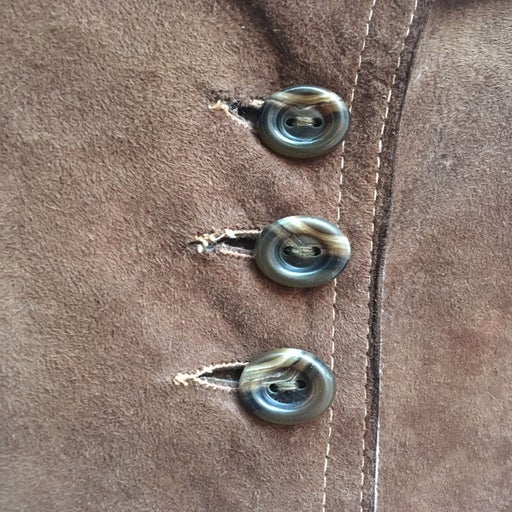 Manteau en daim