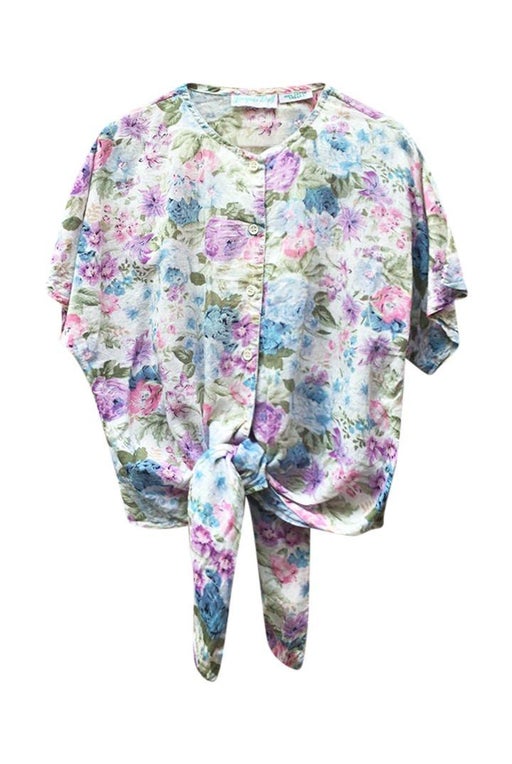 Blouse à fleurs