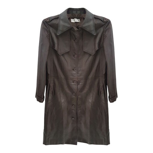 Trench en cuir