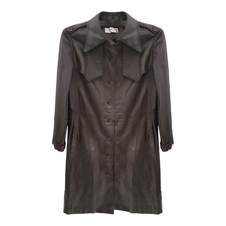 Trench en cuir
