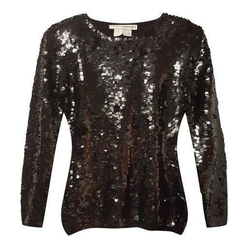 Top en sequins
