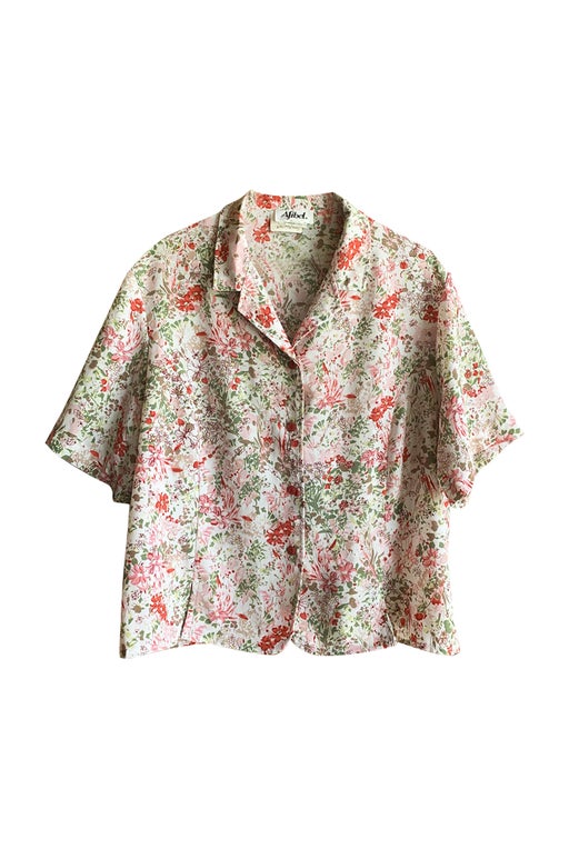 Blouse à fleurs