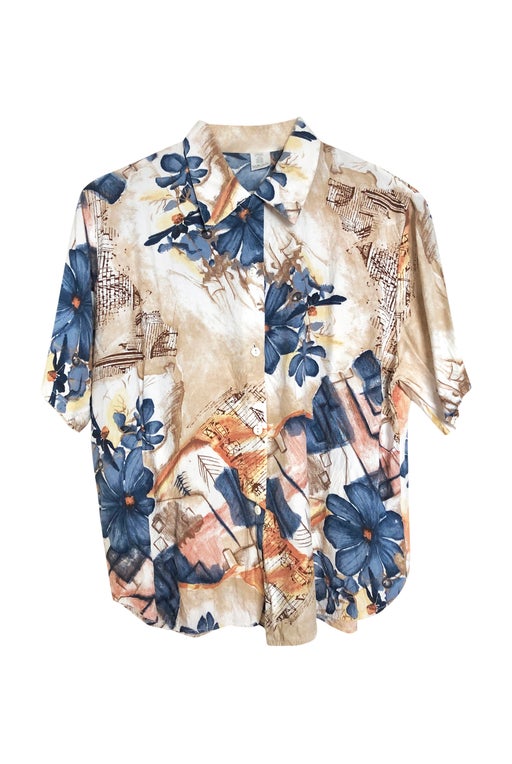 Chemise à fleurs