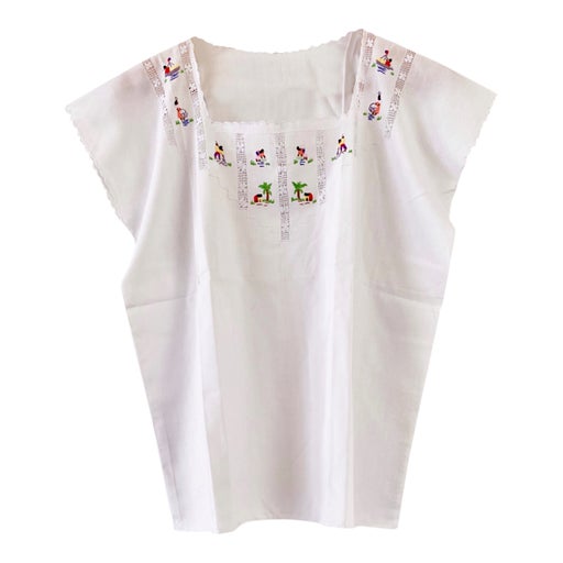 Blouse brodée