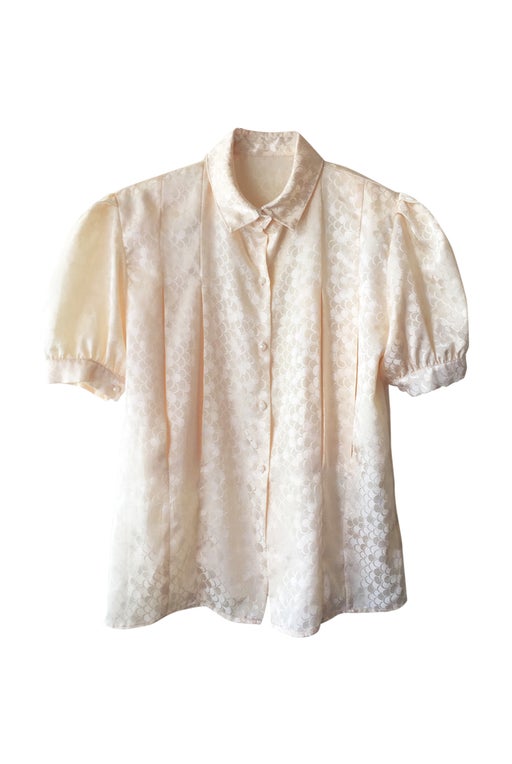 Blouse satinée