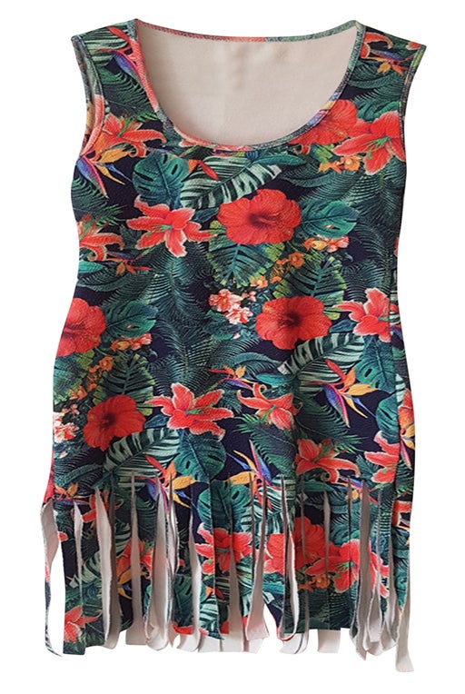 Mini robe tropicale