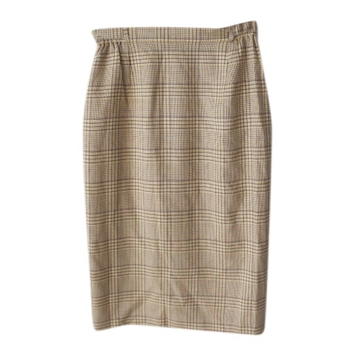 Jupe a carreaux beige online