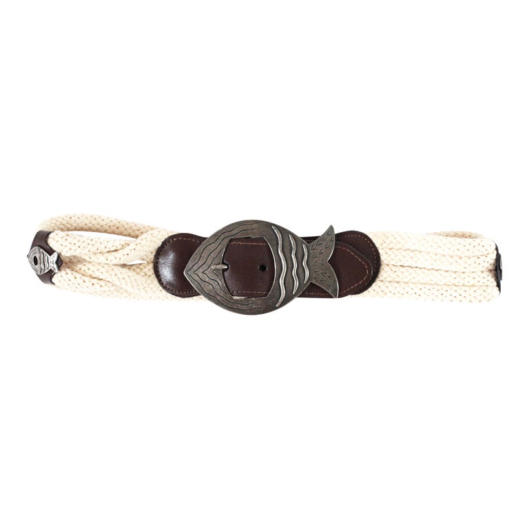 Ceinture femme corde hotsell