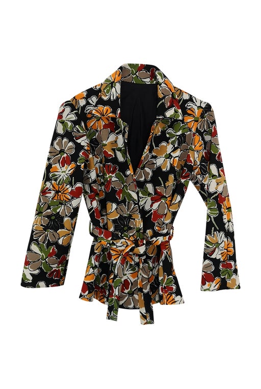 Veste à fleurs